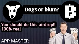 Dogs or blum? Real airdrop|crypto currency||APP-MASTER||