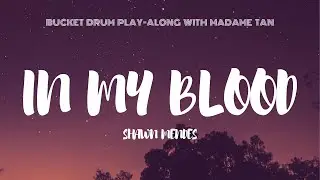 In My Blood by Shawn Mendes - Bucket Drum Play-Along