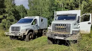 Ural Next 4x4 and Sadko Next conquer the Klin abysses!!!