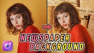 How to Create A Newspaper Background | Photo Editing Tutorial | YouCam Perfect