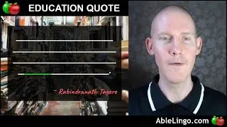 🍏 Education Quote | English Listening Comprehension | Be Inspired & Improve Your Life