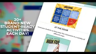 The First Five by Edtomorrow- Free Daily Connection Activities for Classrooms