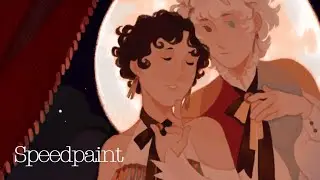 Dancing by the moonlight - speedpaint