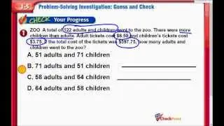 Guess & Check Method - Middle School Math