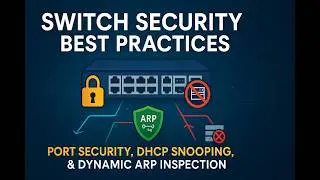 Switch Security Best Practices | Port Security, DHCP Snooping & ARP Inspection Explained