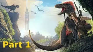 Ark: Survival Evolved | Part 1 | Built a small Shack
