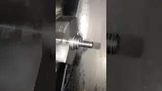Silayi machine Port | cutter turning thraiding | #cnc #cncmachine #shorts