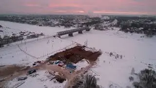 Началось строительство Западного моста
