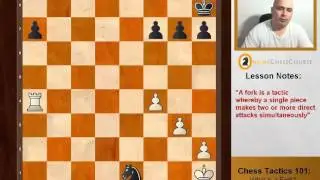Chess Tactics : What is a fork?