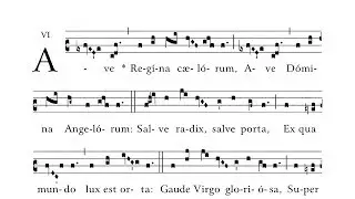 Ave Regina Caelorum (Hail Queen Of Heaven) - tonus solemnis