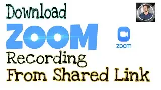 How To Download ZOOM Recording Video From The Shared Link || At Just One Click (Easiest Way)