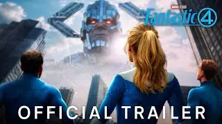 The Fantastic Four - Official Trailer (2025)Pedro Pascal, Vanessa Kirby