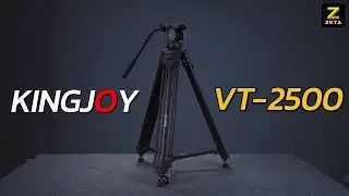 Kingjoy VT-2500 professional video tripod ขาตั้งกล้อง สำหรับถ่ายภาพ ถ่าย Video คุณภาพสูง