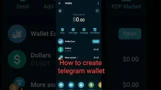 How to create telegram wallet and earning more profit 😱😱