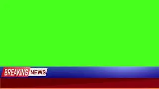 Breaking News New Ticker green screen for news channel by ar graphics 0307-7549003