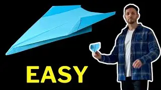 HOW to make a paper airplane - World's Best Paper Plane | Avion en Papier Avião de Papel