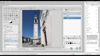 Gimp: raddizzamento prospettico