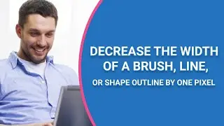 Decrease the width of a brush, line, or shape outline by one pixel shortcut key in MS Excel