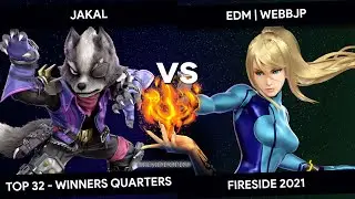 Fireside Open 2021 - Jakal (Wolf) vs WebbJP (Zero Suit Samus, Sheik) - Top 32 - Winners Quarters