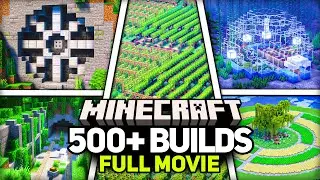 500+ Build Projects for Survival Minecraft [FULL MOVIE]