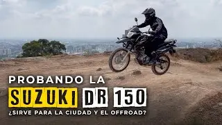 Review Probando la ⚡SUZUKI DR 150⚡ ¿sirve para la ciudad y el OFFROAD?🤔