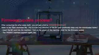 Tronxy Firmware update process (NEW)