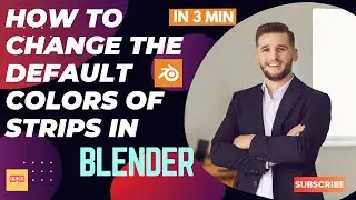 How To Change The Default Colors Of Strips In BLENDER?