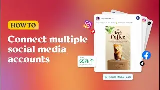How to connect multiple social media accounts | PosterMyWall