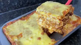 LASANHA A BOLONHESA SIMPLES, FÁCIL E RÁPIDO