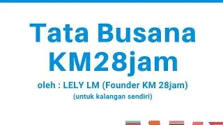 Bedah Buku Halaman 1 Sampai 16 - Tata Busana KM 28 Jam
