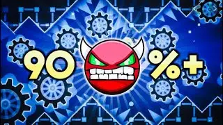 My Worst Fails In GD [TOE 2 95%, Hexagon Force 98%] Geometry Dash