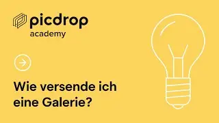 Wie versende ich eine picdrop-Galerie an meine Kunden?
