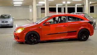 Astra vxr wheel spin in underground car park