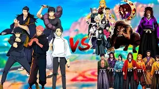 Jujutsu Kaisen vs Demon Slayer Characters 🔥 Who Wins?