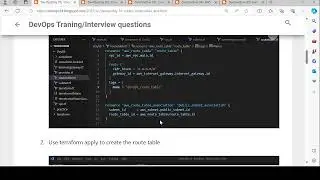 DevOps(Day 91) : Create a Route table and  security group using terraform - (entire infra tf-part5)