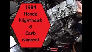 1984 750 Nighthawk S - Tips and Tricks for Carb Removal