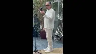Сергей Тененбаум на поэтическом конкурсе "3.6.9"