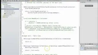 Tutorial Creating a Navigation Controller  (Master Detail - Nested Table View) app with xCode 4.3