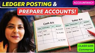 WHAT IS LEDGER POSTING? | HOW TO PREPARE LEDGER ACCOUNTS WITH EXAMPLES #ledger #accounting #yt