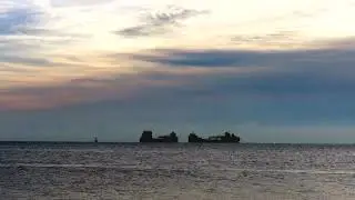 Freighters Crossing