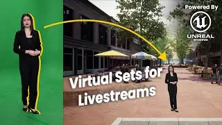 Unreal 3D Virtual Sets for Livestreams | 