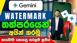 Gemini Watermark තප්පරයෙන් ඉවත් කරමු