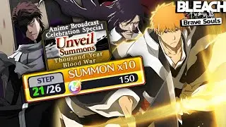 Anime Broadcast Celebration Special: Unveil Summons: Thousand-Year Blood War || BLEACH BRAVE SOULS