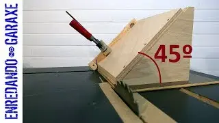 How to make a jig to crosscut at an angle. First prototype