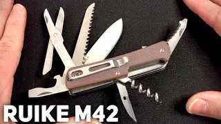 RUIKE M42-N Multitool Pocketknife (Swiss Army Style) Initial Impressions Review