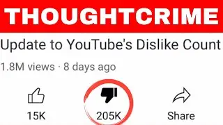 YouTube removing dislikes IS GOOD!