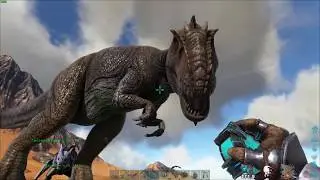 ARK приручение Гигантозавра (taming the Gigantosaurus)