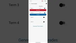 10. Generate Final Grades from multiple Terms