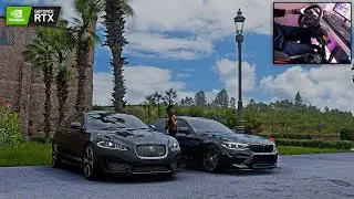 JAGUAR XFR-S & BMW M5 | Forza Horizon 5 | Logitech G29 Steering Wheel Gameplay #forzahorizon5