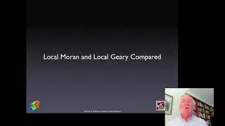 Week 6b: Other local spatial autocorrelation statistics (Introduction to Spatial Data Science)